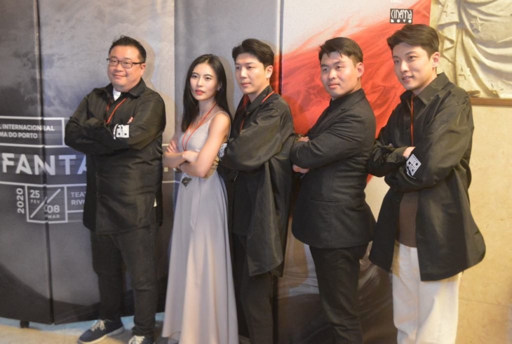 Premiados no Fantasporto 2020. Elenco de Fallen, filme da Coreia do Sul.