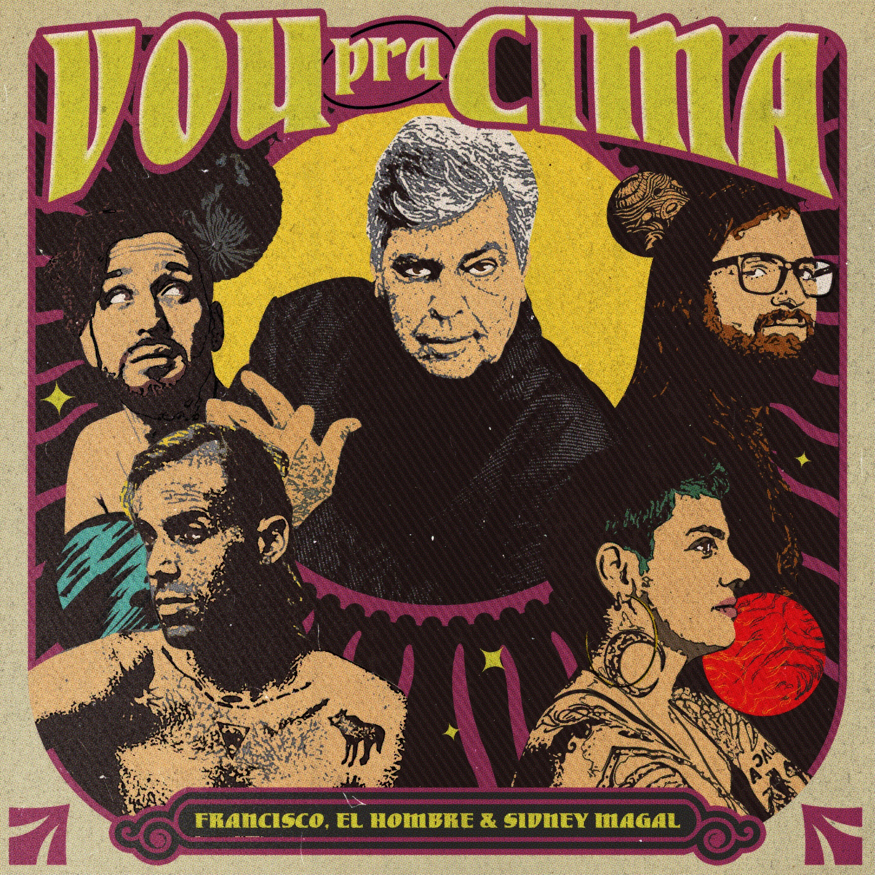 Capa do single 'Vou pra Cima' de Francisco, el hombre