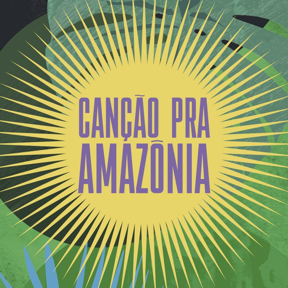 Capa do single "Canção Pra Amazônia"