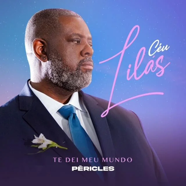 Capa do EP "Céu Lilás - Te Dei Meu Mundo" de Péricles