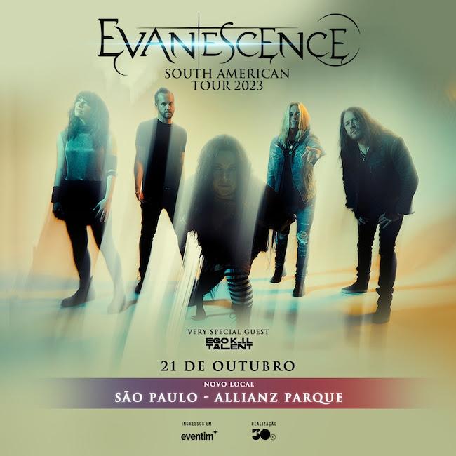 Evanescence transfere show de São Paulo para o Allianz Parque