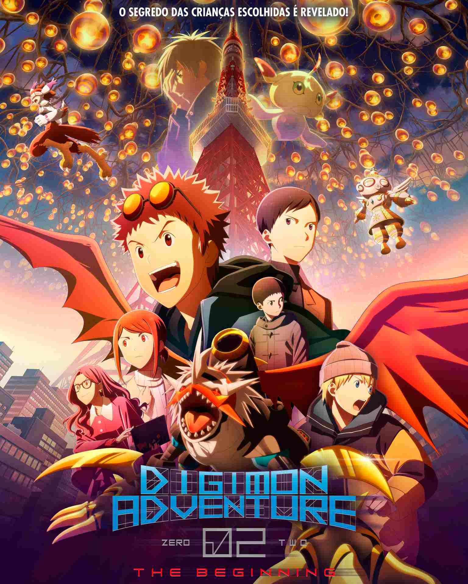 Poster do desenho Digimon Adventure 02: The Beginning