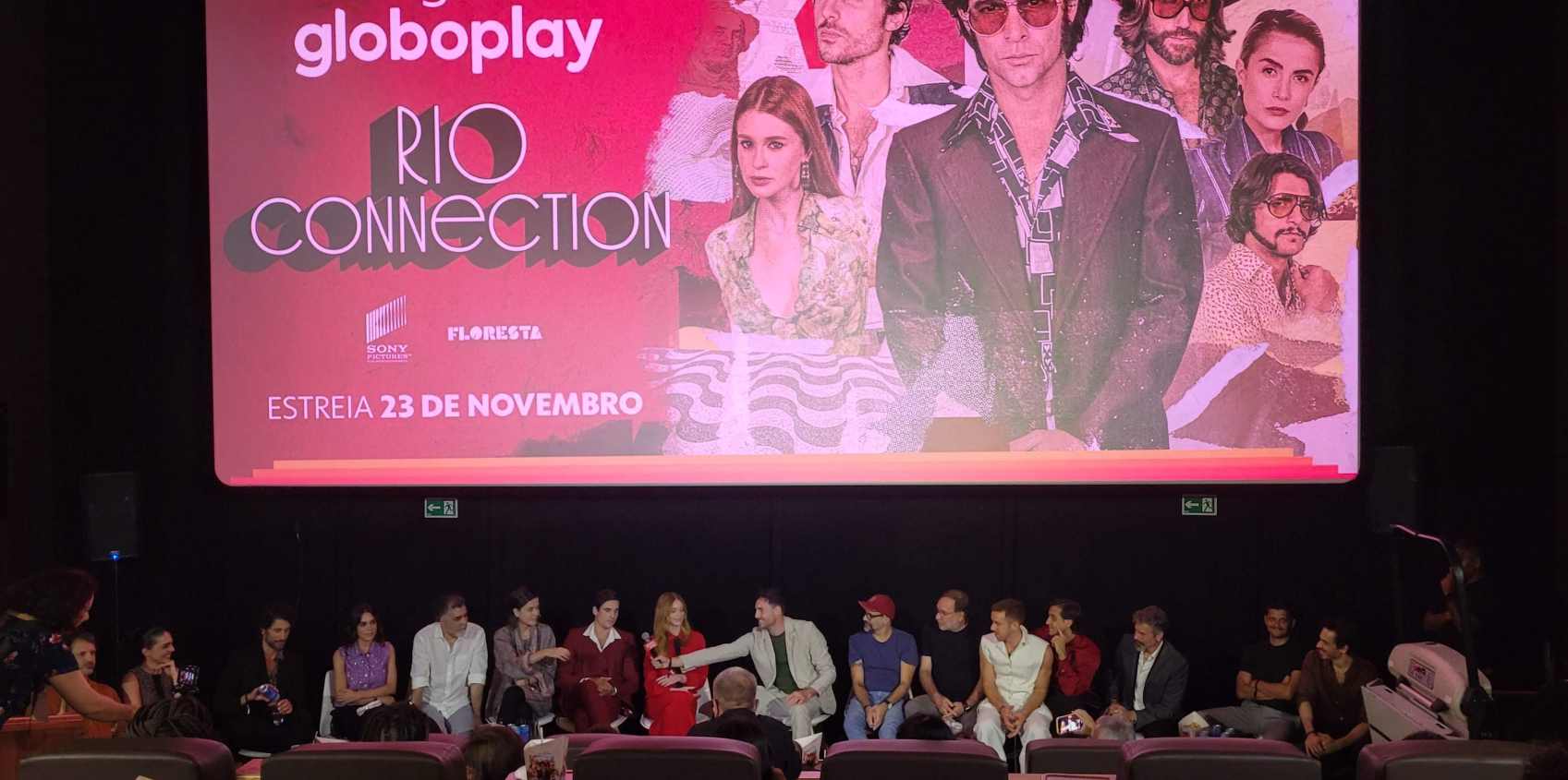 "Rio Connection"Coletiva no Kinoplex Leblon Globoplay