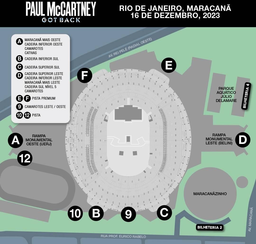 mapa show paul mccartney maracana