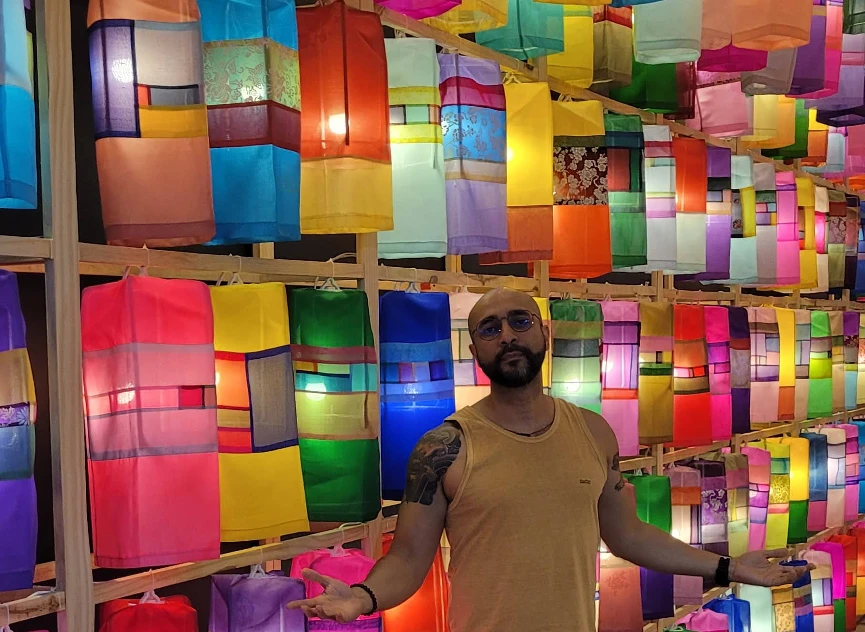 exposicao luzes da coreia