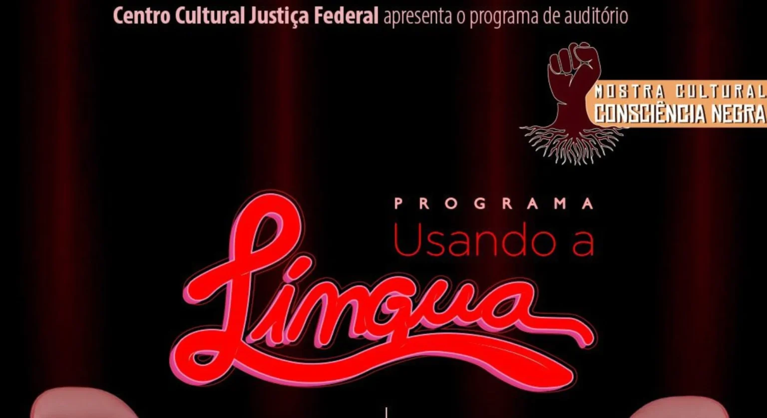 Cultne TV leva o programa Usando a Língua para o público ao vivo