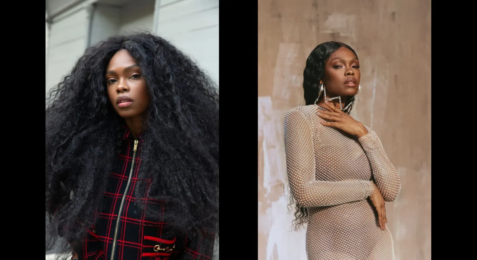 Xênia França com um cabelo cacheado crespo bem grande e uma beleza incrível