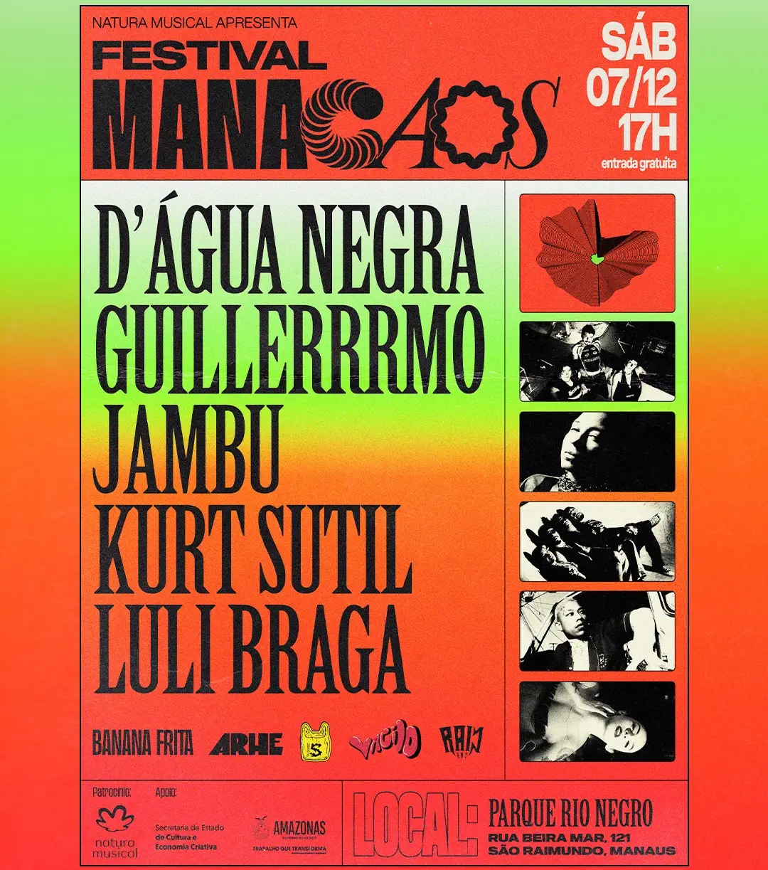 Festival Manacaos une música e cultura em evento gratuito no Amazonas