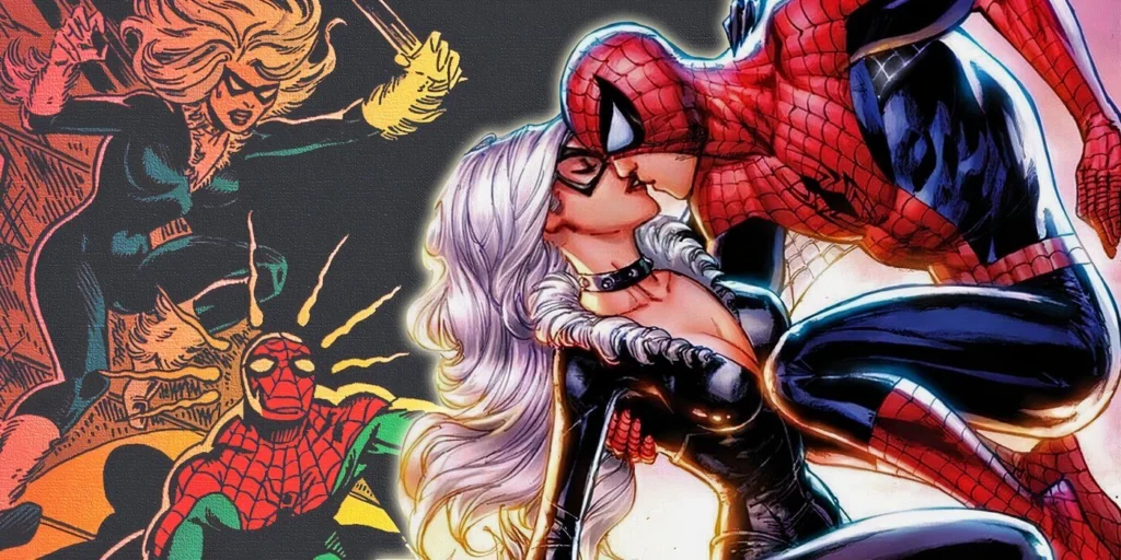 gata negra no filme do homem-aranha