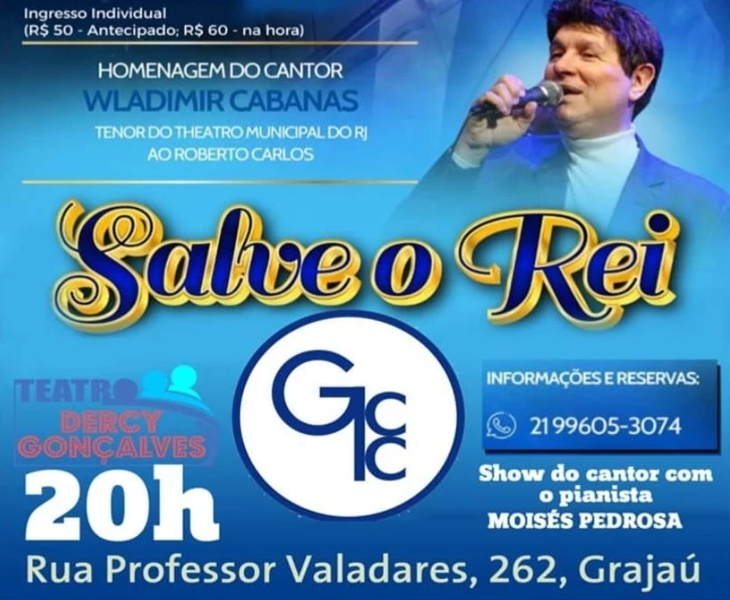 Show SALVE O REI: Uma Homenagem a Roberto Carlos