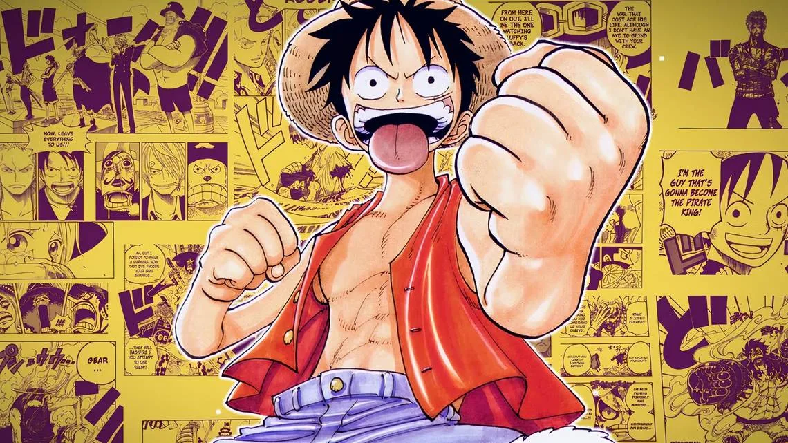 one piece luffy mangá anime