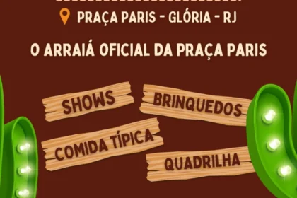 Flyer Arraiá da gema