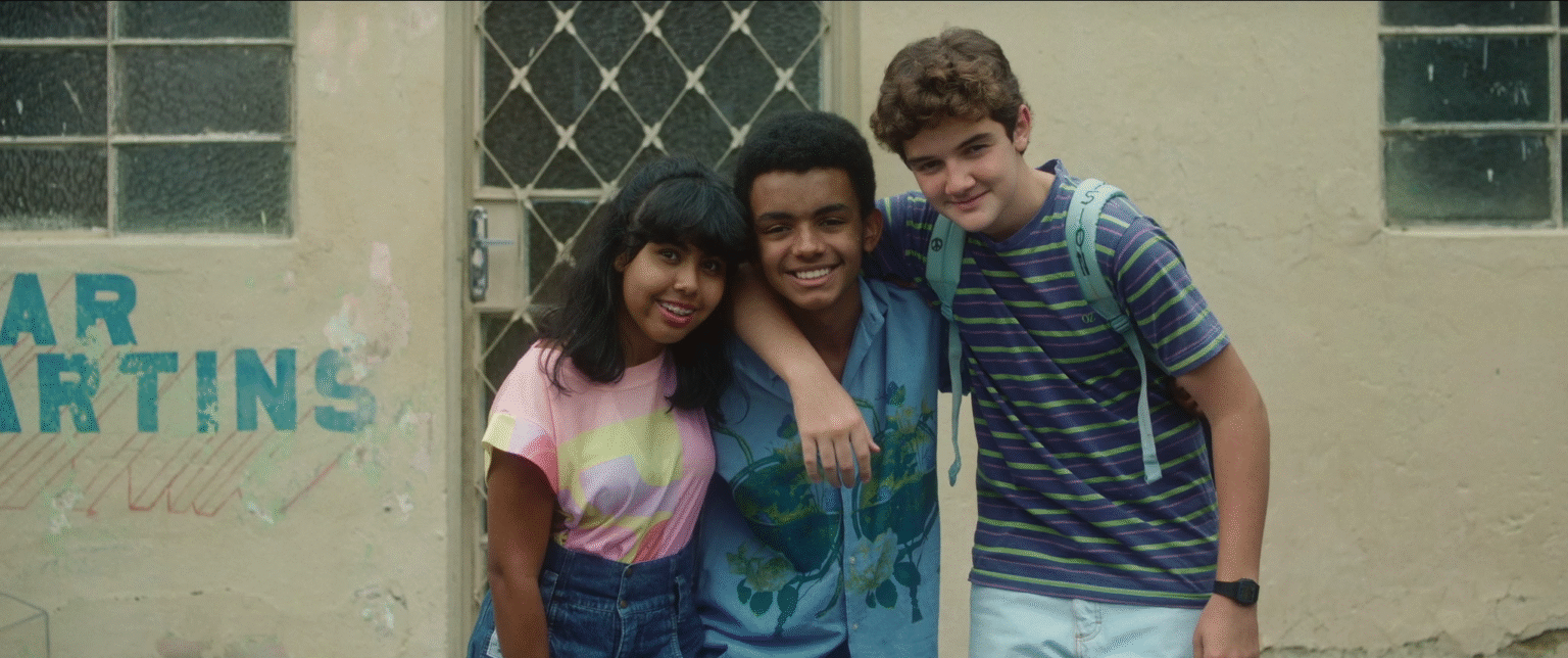 Matheus Sampaio. Daniel Victor e Tatiana Costa em cena de "O Último Episódio"- Divulgação Embaúba Filmes