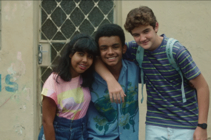 Matheus Sampaio. Daniel Victor e Tatiana Costa em cena de "O Último Episódio"- Divulgação Embaúba Filmes