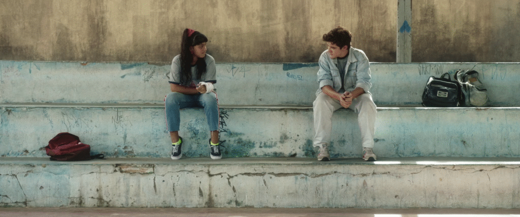 Matheus Sampaio e Lara Silva em cena de "O Último Episódio"- Divulgação Embaúba Filmes