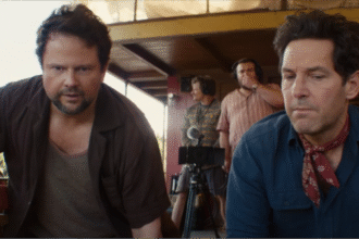 Selton Mello e Paul Rudd em cena de Anaconda- Divulgação Sony Pictures