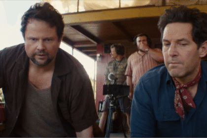 Selton Mello e Paul Rudd em cena de Anaconda- Divulgação Sony Pictures