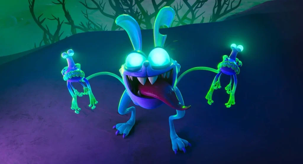 Cena de Zoopocalipse- Copyright 2024 STRANGE ANIMALS (COPPERHEART) PRODUCTIONS INC., CHARADES PRODUCTIONS SAS, UMEDIA PRODUCTION SA, MIPA (NOTZ) FILM INC., APOLLO FILMS DISTRIBUTION. ALL RIGHTS RESERVED