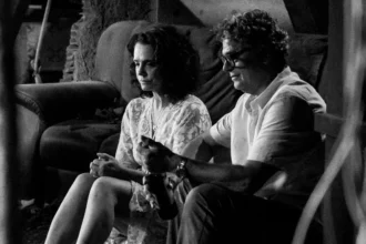 Malu Galli e Eduardo Moscovis em cena no filme "Querido Mundo" | Foto: Mariana Vianna