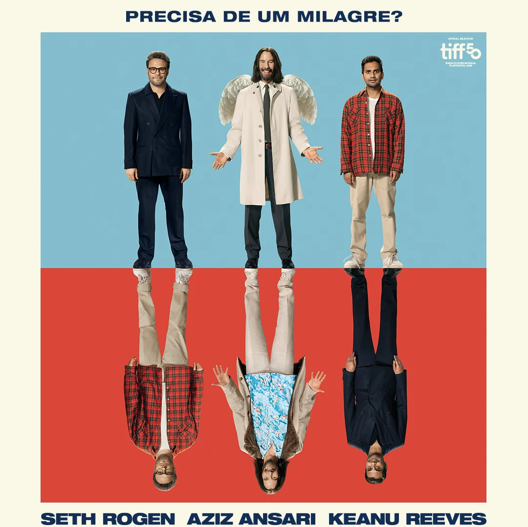 “Quando o Céu se Engana”, nova comédia com Aziz Ansari, Keanu Reeves e Seth Rogen