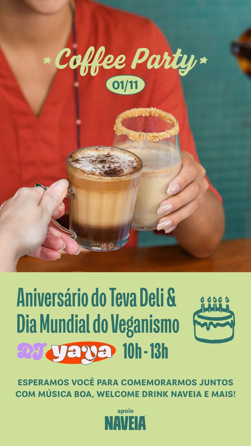 Teva Deli celebra dois anos com brunch especial no Dia Mundial do Veganismo