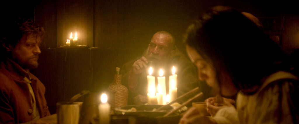 Jade Mascarenhas, Luiz Carlos Persy e Pierre Baitelli em cena de "A Própria Carne"- Divulgação Festival do Rio