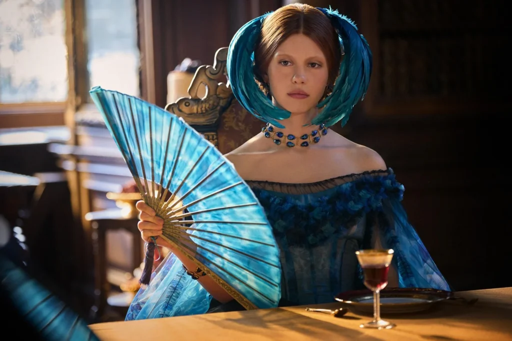 Mia Goth em 'Frankenstein'- Divulgação NETFLIX