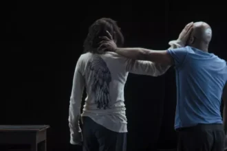 Juliette Binoche e Akram Khan em cena de In-I-Motion- Divulgação Festival do Rio