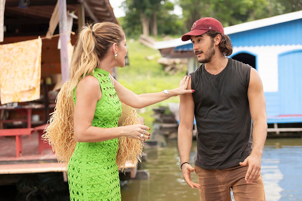 Ingrid Guimarães e Filipe Bragança em cena de Perrengue Fashion-Div
