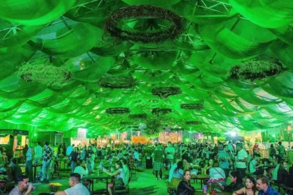 o que comer no Rock the Mountain