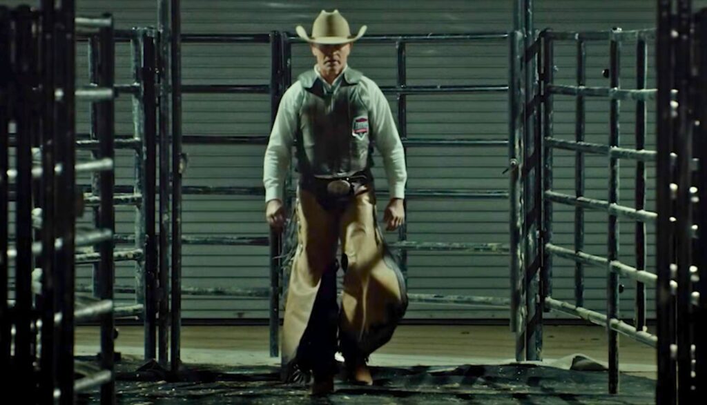 Neal McDonough em cena de O Último Rodeio- Divulgação Angel Studios