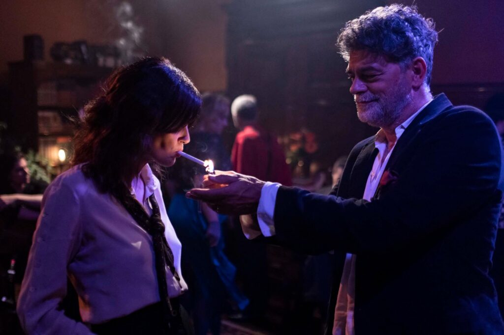 Luiza Mariani e Eduardo Moscovis em cena de "Cyclone"- Divulgação Bretz Filmes