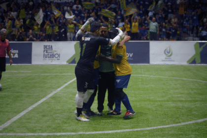 Cena de "Futebol de Cegos"- Divulgação
