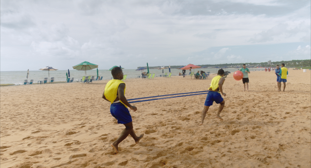 Cena de "Futebol de Cegos"- Divulgação