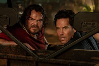 Jack Black e Paul Rudd em cena de Anaconda- Divulgação Sony Pictures Brasil