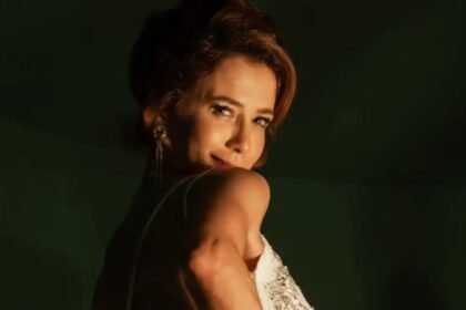 Marjorie Estiano em cena de "Angela Diniz: Assassinada e Condenada"- Divulgação Conspiração Filmes