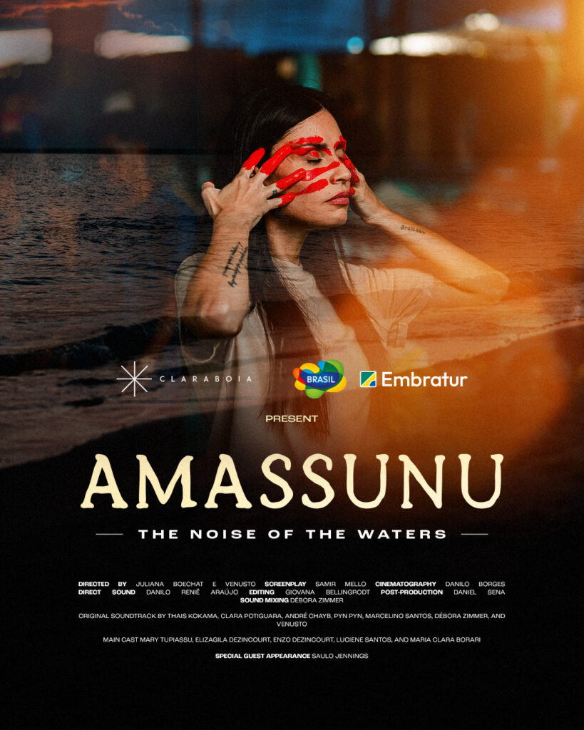 Pôster internacional de Amassunu- curta que passará no festival Clermont Ferrand- Divulgação Atti Comunicação