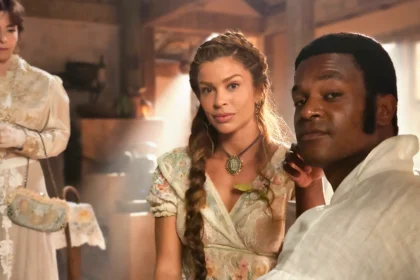 Grazi e David Jr em cena de Dona Beja - Victor Frad