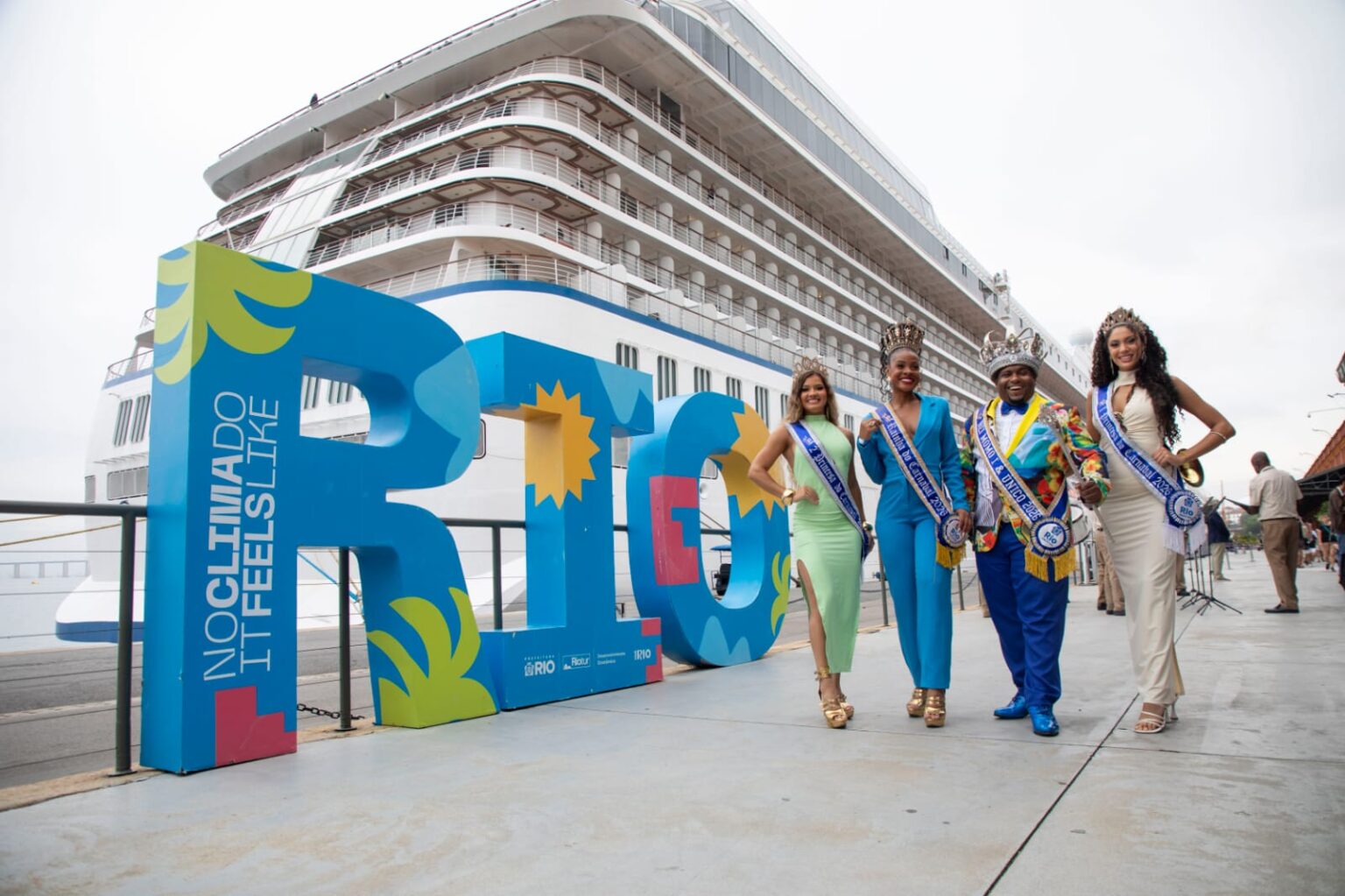 Mais de seis mil turistas chegam ao Rio em três navios e reforçam temporada histórica no Pier Mauá