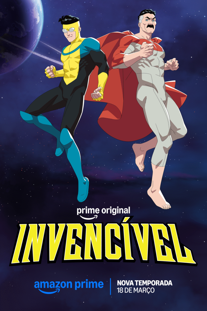 Cartaz oficial Invencível- Divulgação Prime Video