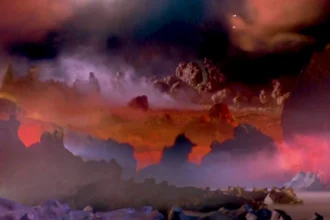 a gruta a ilha Darks Miranda - Uma noite perigosa na ilha de Vulcano - frame