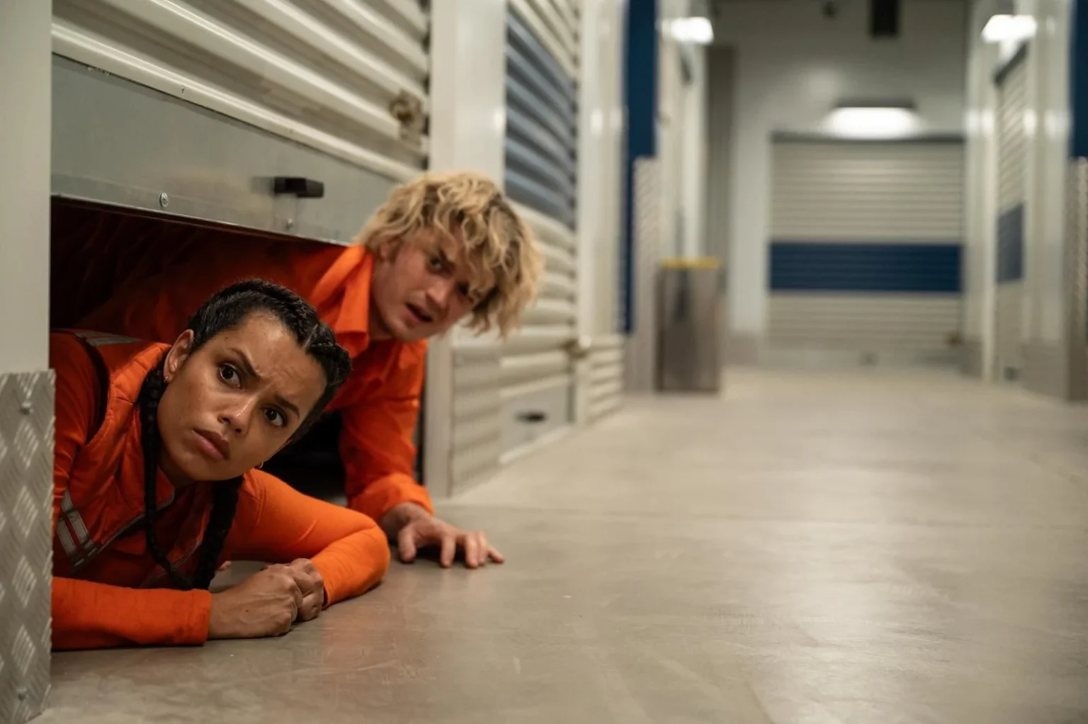 Joe Keery e Georgina Campbell em cena de "Alerta Apocalipse"- Divulgação Imagem Filmes