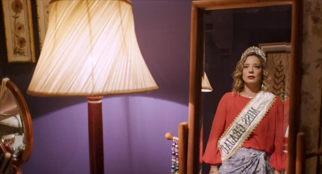 Helga Nemetik em cena de "A Miss"- Divulgação Olhar Filmes