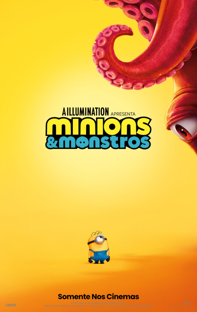 Pôster oficial de Minions e Monstros- Divulgação Universal Pictures