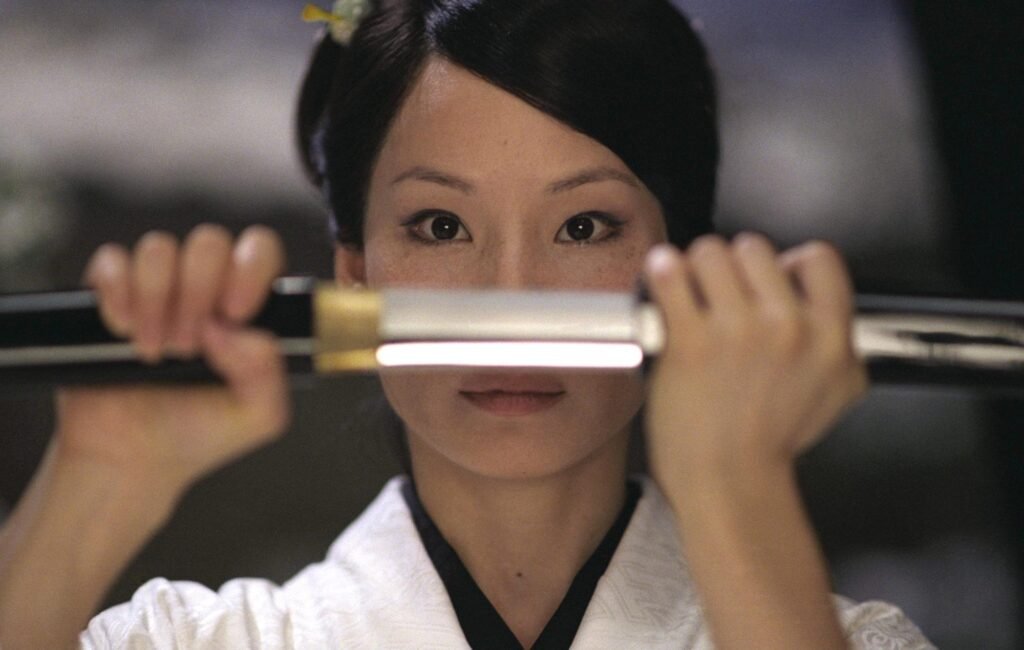 Lucy Liu em "Kill Bill: The Whole Bloody Affair"- Divulgação Oficial