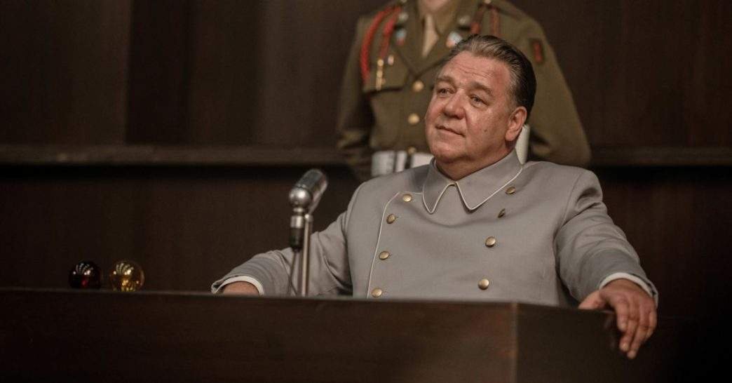 Russell Crowe em cena de "Nuremberg"- Divulgação Diamond Filmes