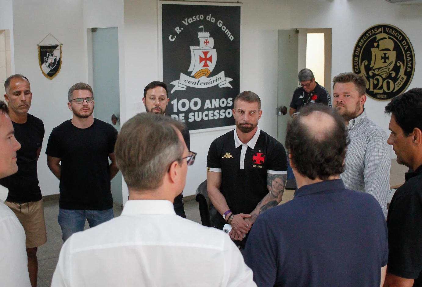 Encontro da SAF com o Pedrinho novo presidente do Club de Regatas Vasco da Gama em 12 de Novembro de 2023. Foto: Matheus Lima/Vasco.