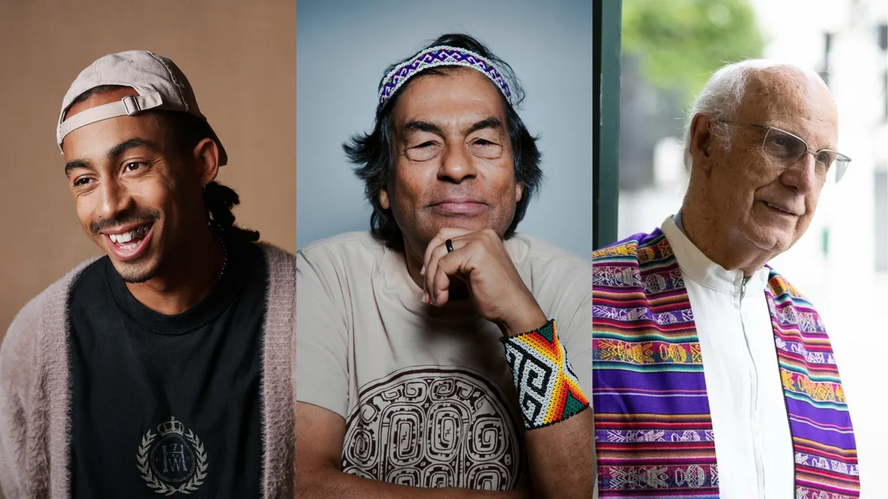 Músico Jordan Stephens, escritor Ailton Krenak e Padre Júlio Lancellotti são alguns dos participantes do evento - imagem: divulgação festival masculinidades