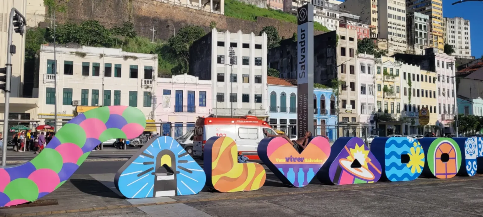 letreiro Salvador, elevador lacerda