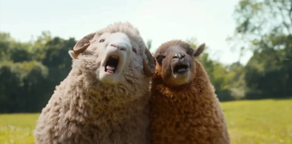 Ovelhas em cena de "As Ovelhas Detetives"- Divulgação Sony Pictures